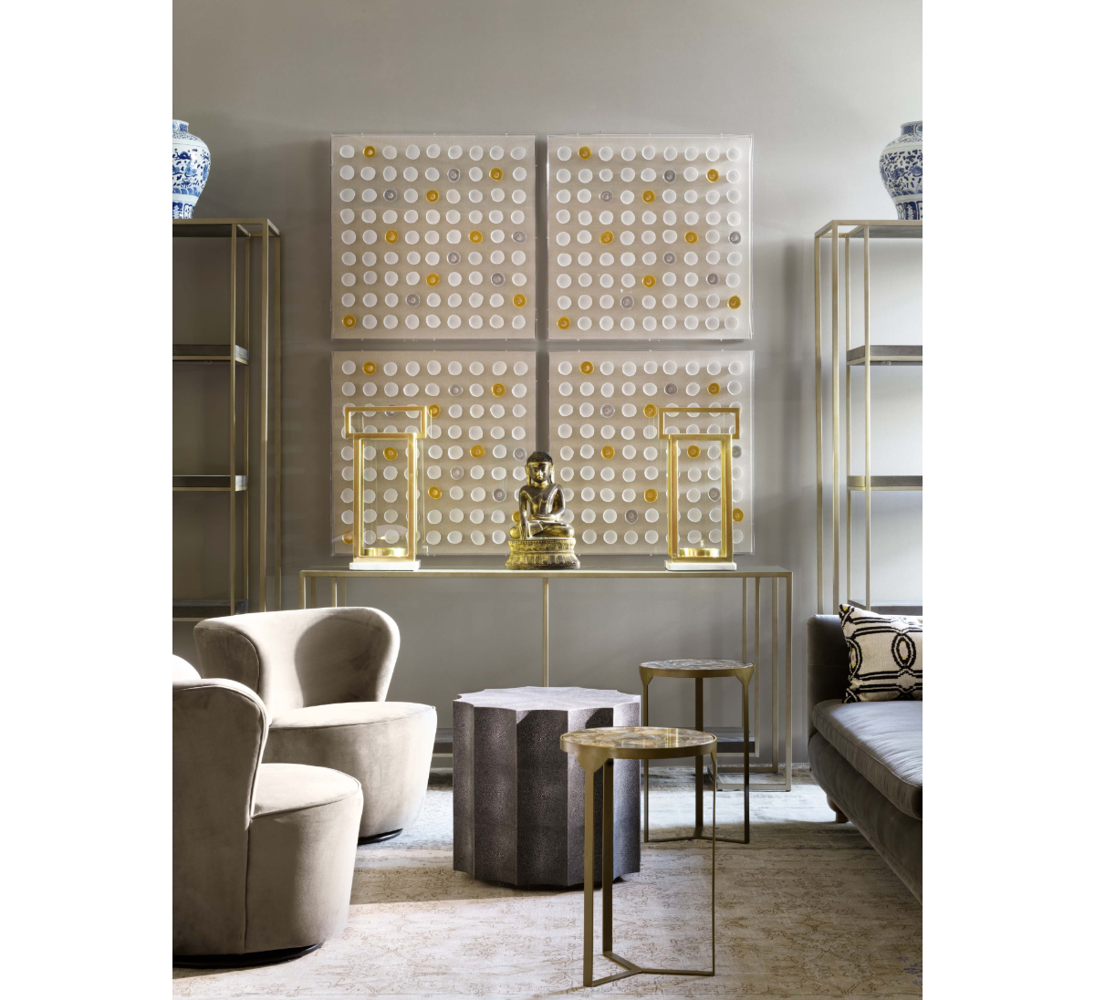 Кресло DOROTHY Grey Andrew Martin, стоимость 145 500 руб.  Фотография 1